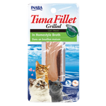 INABA Tuna Fillet Grilled cat treat packaging with images of cats on a white background