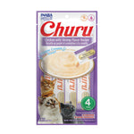 Churu Creamy Cat Treat Chicken with Shrimp 4 Tubes 56g.