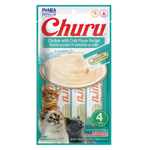 Churu Creamy Cat Treat Chicken with Crab 4 Tubes 56g.