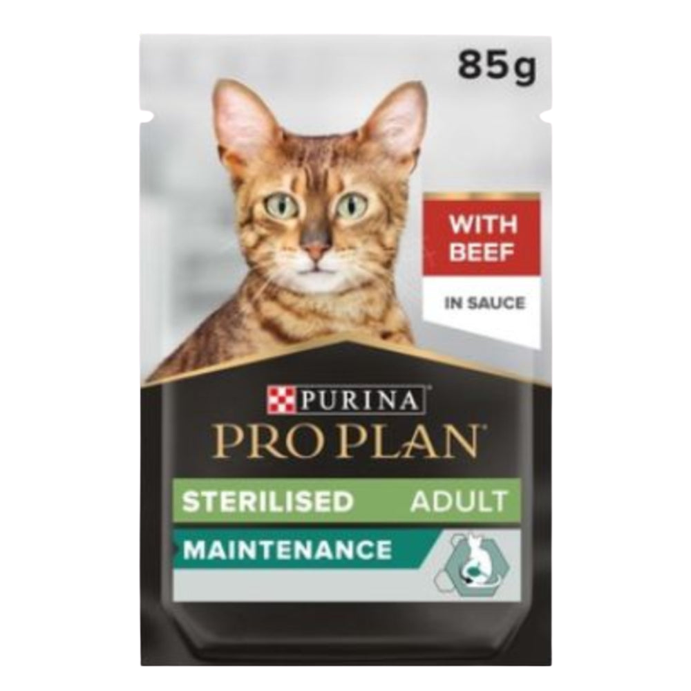 Package Pro Plan Nutrisavour Sterilised Beef & Chicken In Gravy (10*85g)