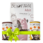 Eco Farm Dry Food For Adult Cat Petfast.shop Ecofarm Best Seller Best Selling Cat Dry Food Egypt Brand Exclude Food petfast.shop Egypt PEC0194S-1 Buy EcoFarm 18Kg + Get 2 Ecofarm Cat Food Chunks Liver And Heart 400 g 2520.00