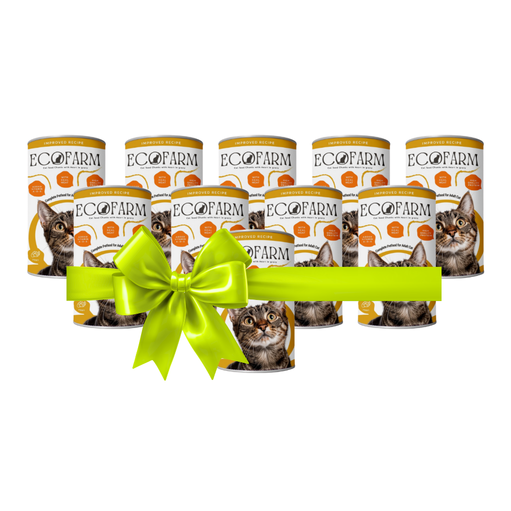 Buy 9 + Get 1 Free Eco Farm Wet Food Heart 400g Petfast.shop Ecofarm Bundles Cat Exclude Food Wet Food petfast.shop EgyptDefault Title 765.00