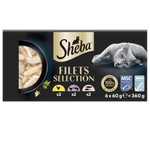 X6 Sheba Filets Selection (X2 Chicken , X2 Fish And X2 Chicken & Shrimp ) 6*60 g Petfast.shop Sheba Bundles Cat Exclude Exclusive Food Wet Food petfast.shop EgyptDefault Title 1699.00