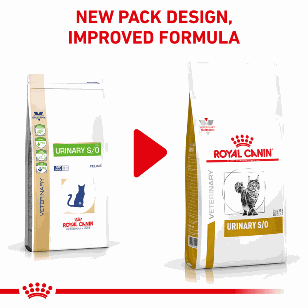 Royal Canin Urinary S/O All Breeds Adult Cat Food.