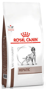 Royal Canin Hepatic All Breeds Adult Dog Food.