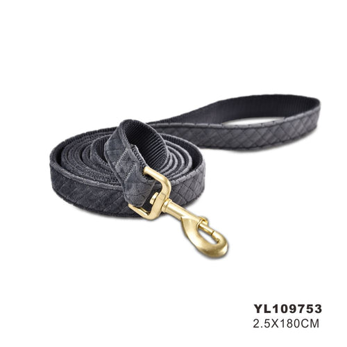 Naomi Gray Suede Leash 180cm.