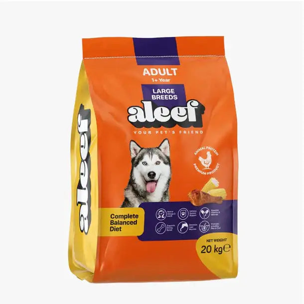 Aleef Dry Food for Adult Dogs with with Chicken 20 kg.