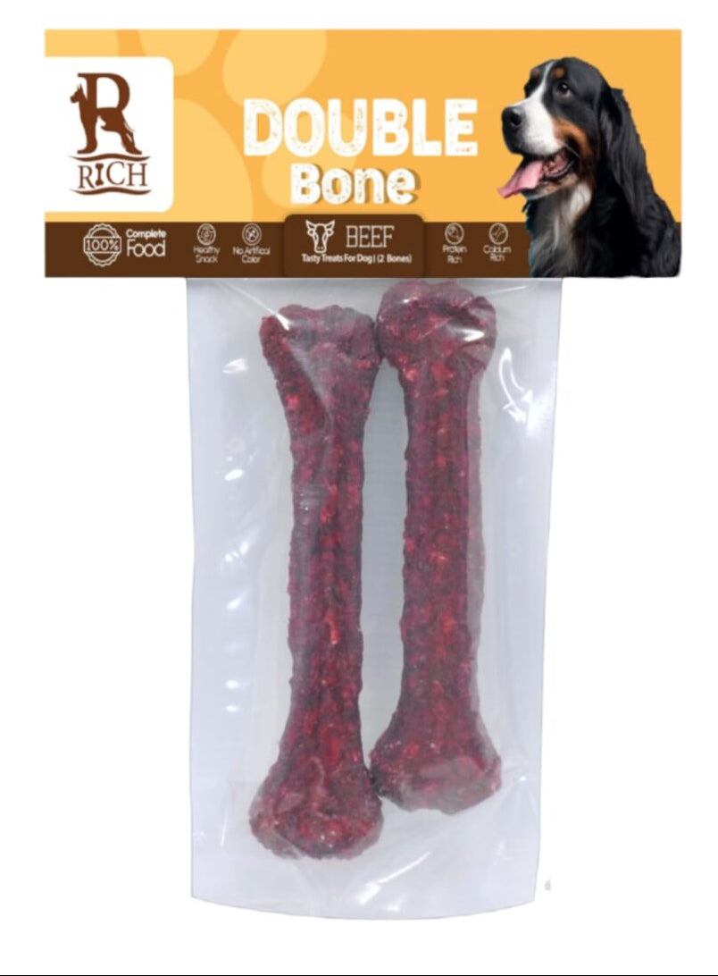 rich double bone beef ( two bones ).