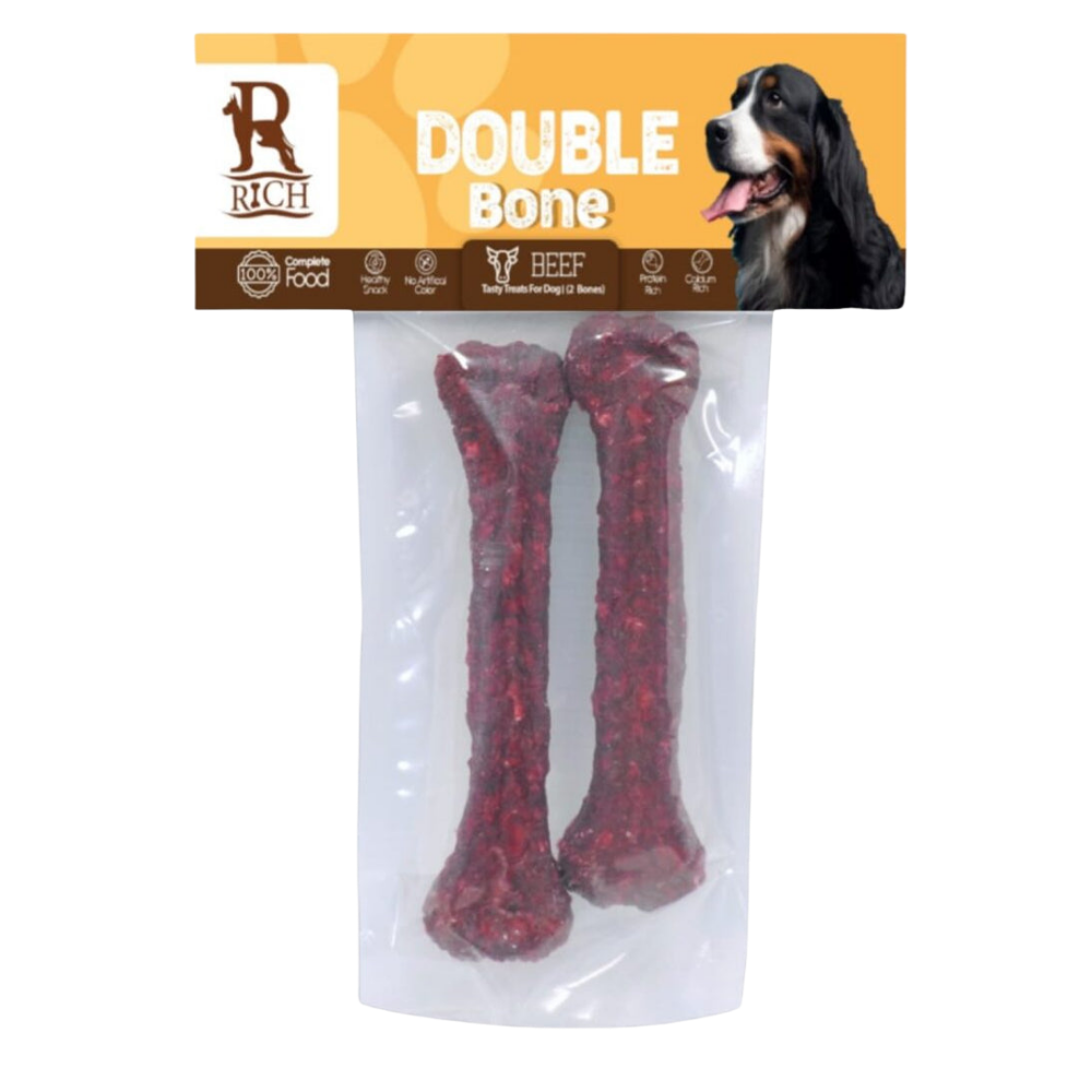 rich double bone beef ( two bones ).