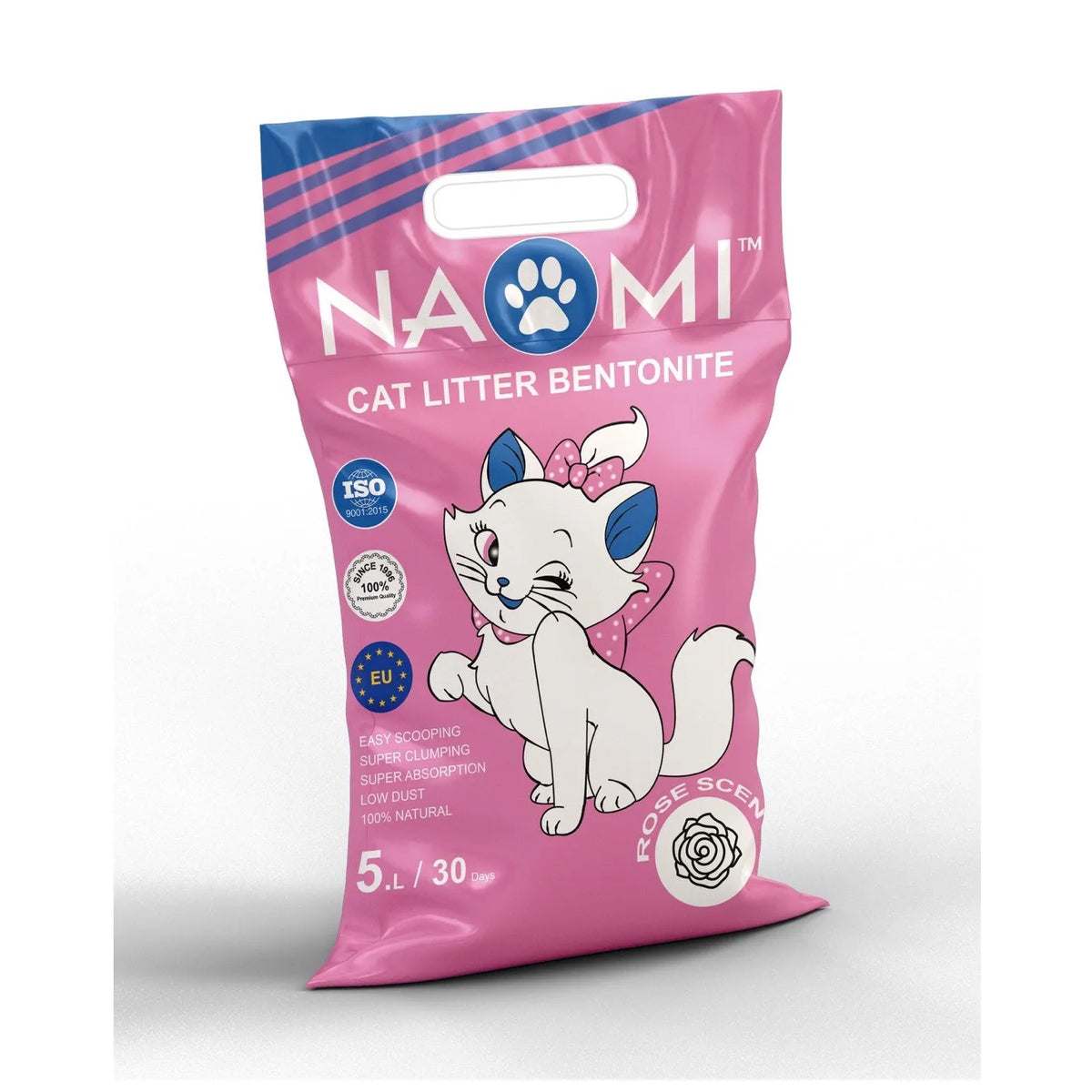 Naomi rose clumping cat litter 5 L.