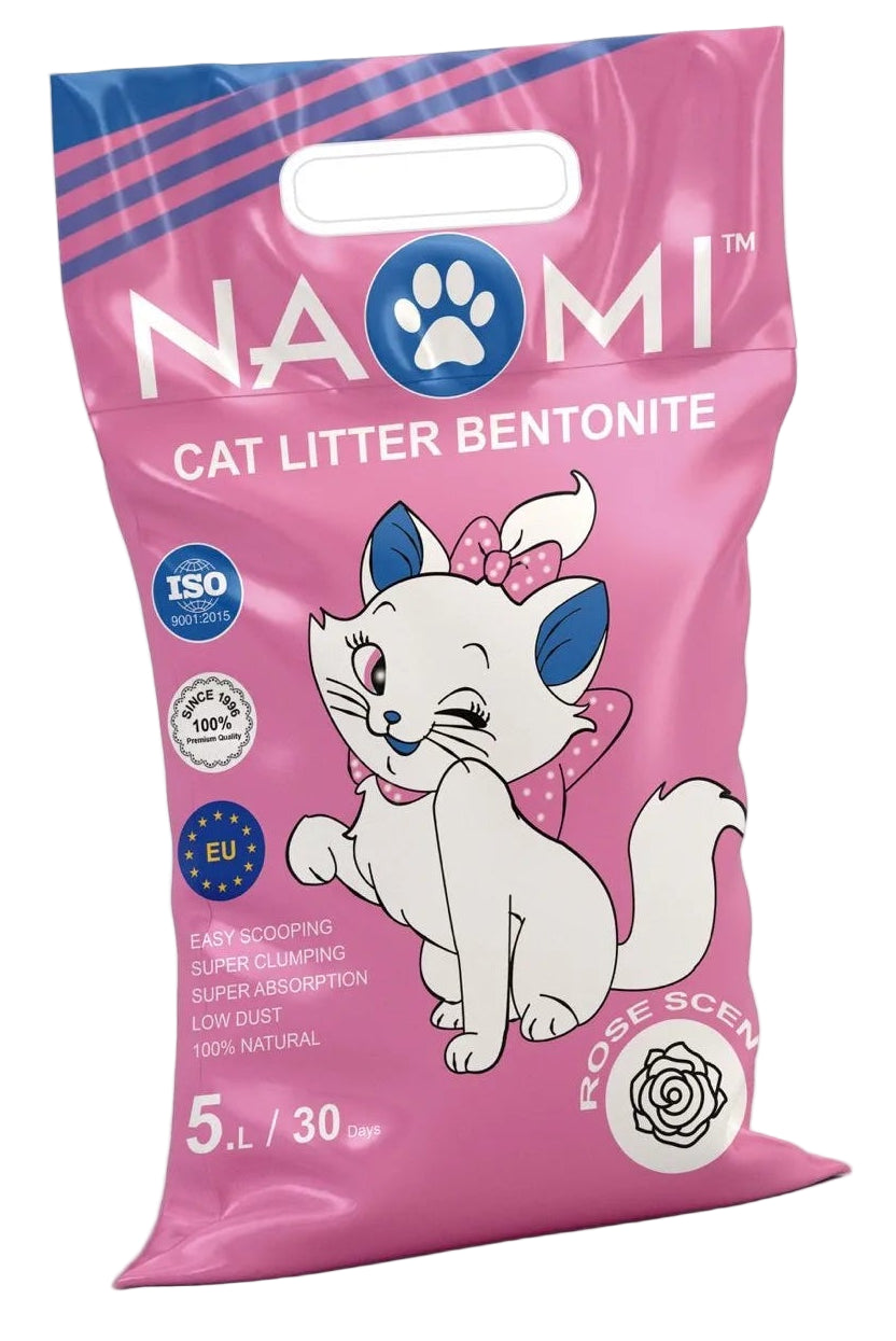Naomi rose clumping cat litter 5 L.