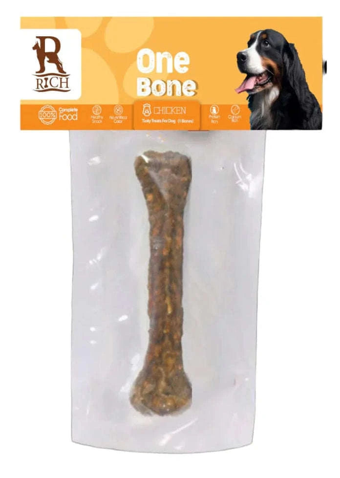 Rich Double Bone Dog Treat with Chicken 1 pcs.