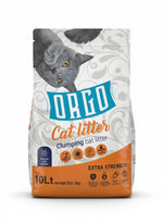 orgo white cat litter jasmine 10l.