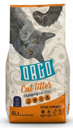 orgo white cat litter jasmine 5l.