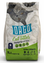 orgo white cat litter green apple 5l.