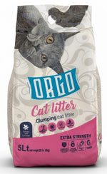 orgo white cat litter lavender 5l.