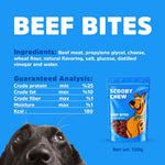 Scooby Chew Beef Bite Dog Treats 120 gr.
