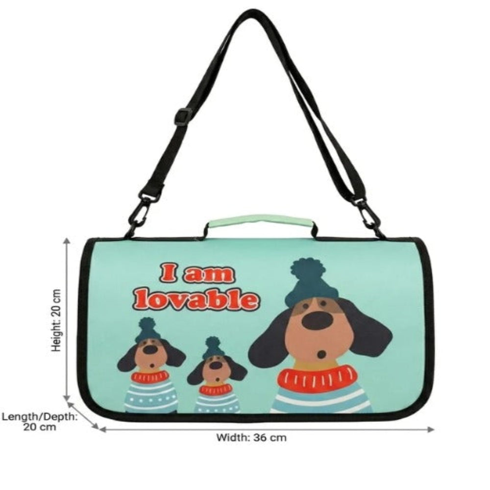 Nunbell Pet Hand Bag Scoopy Print 30*20*20 Cm
