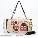Nunbell Pet Hand Bag Cute Cat Print 30*20*20 Cm