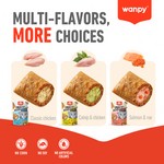 Wanpy Biscuits Crunchy Pocket Salmon & Roe Recipe 60 g
