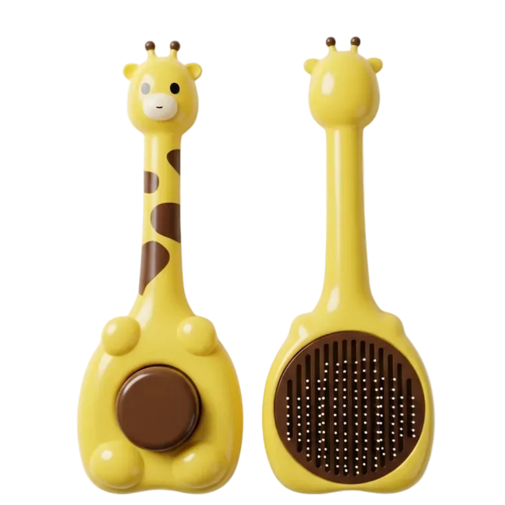 Giraffe Brush For pet Petfast.shop Pets Comb Brushes Combs and Clippers Cat Dog Supplies petfast.shop EgyptYellow 180.00