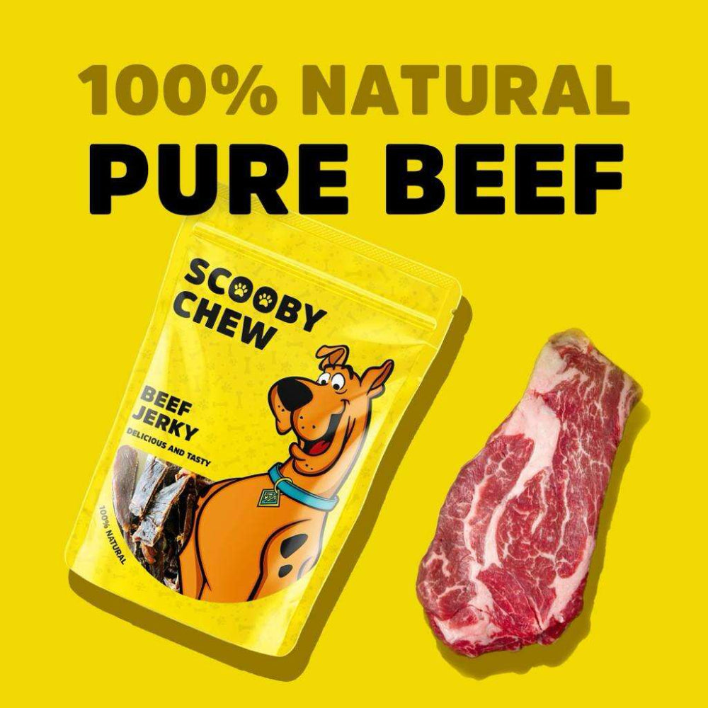 Scooby Chew Beef Jerky Dog Treats 120 gr.