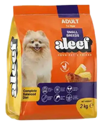 Aleef Dry Food with Chicken & Corn for Small Breed Adult Dogs 2 kg.