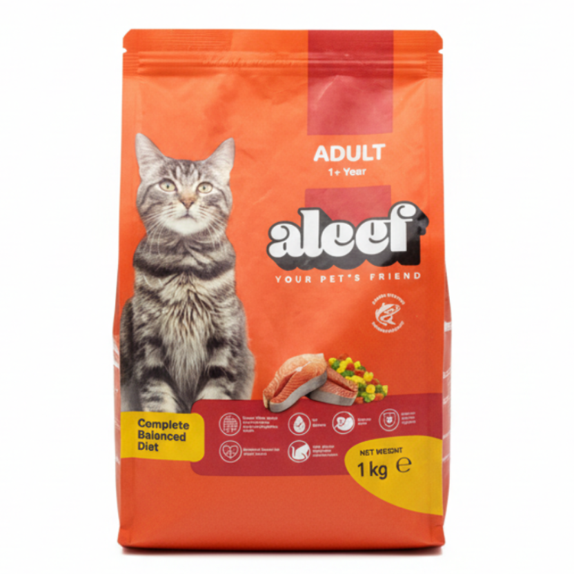 Aloof Cat Food - High Quality White Background