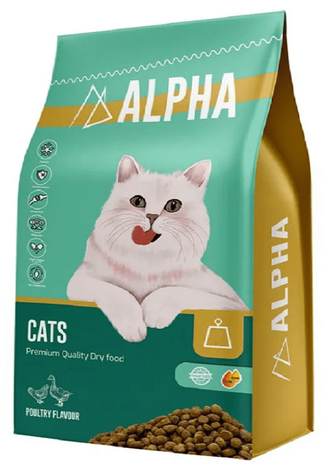 Alpha Adult Cats Dry Food With Chicken 4 Kg.