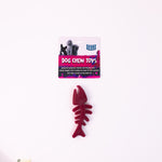 Orgo Fish Bone Shaped Dog Chew Toy.