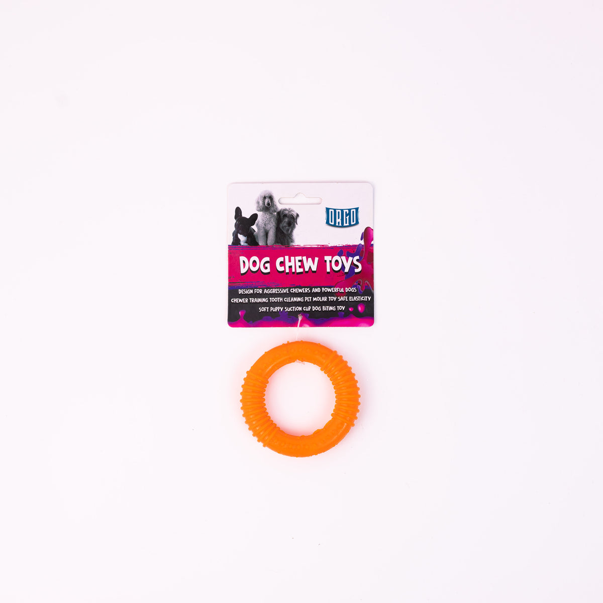 Orgo Ring Shaped Dog Chew Toy.