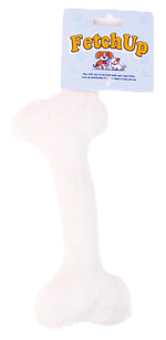 Fetch Up White Bone Dog Toy.