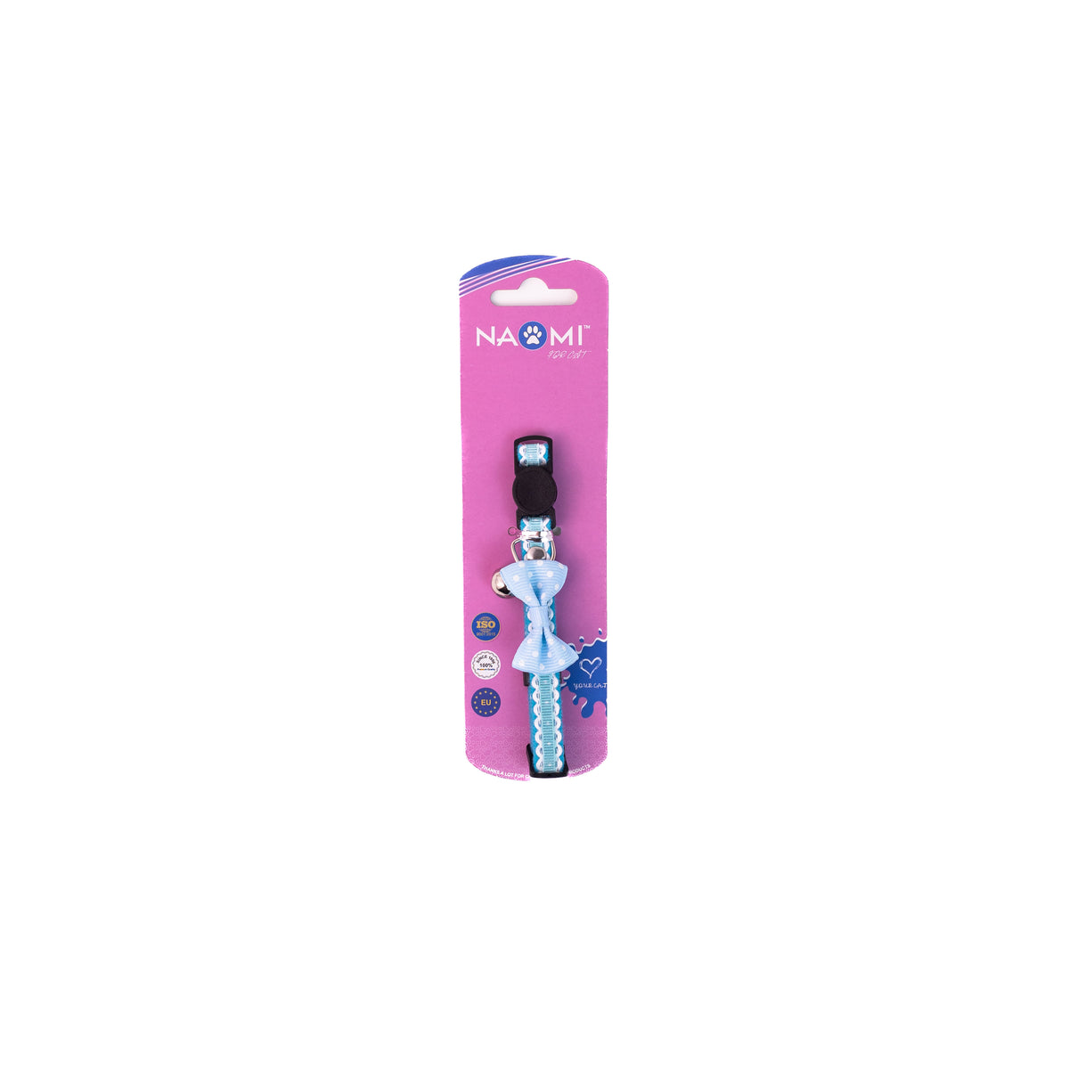 Naomi Cat Collar Blue.