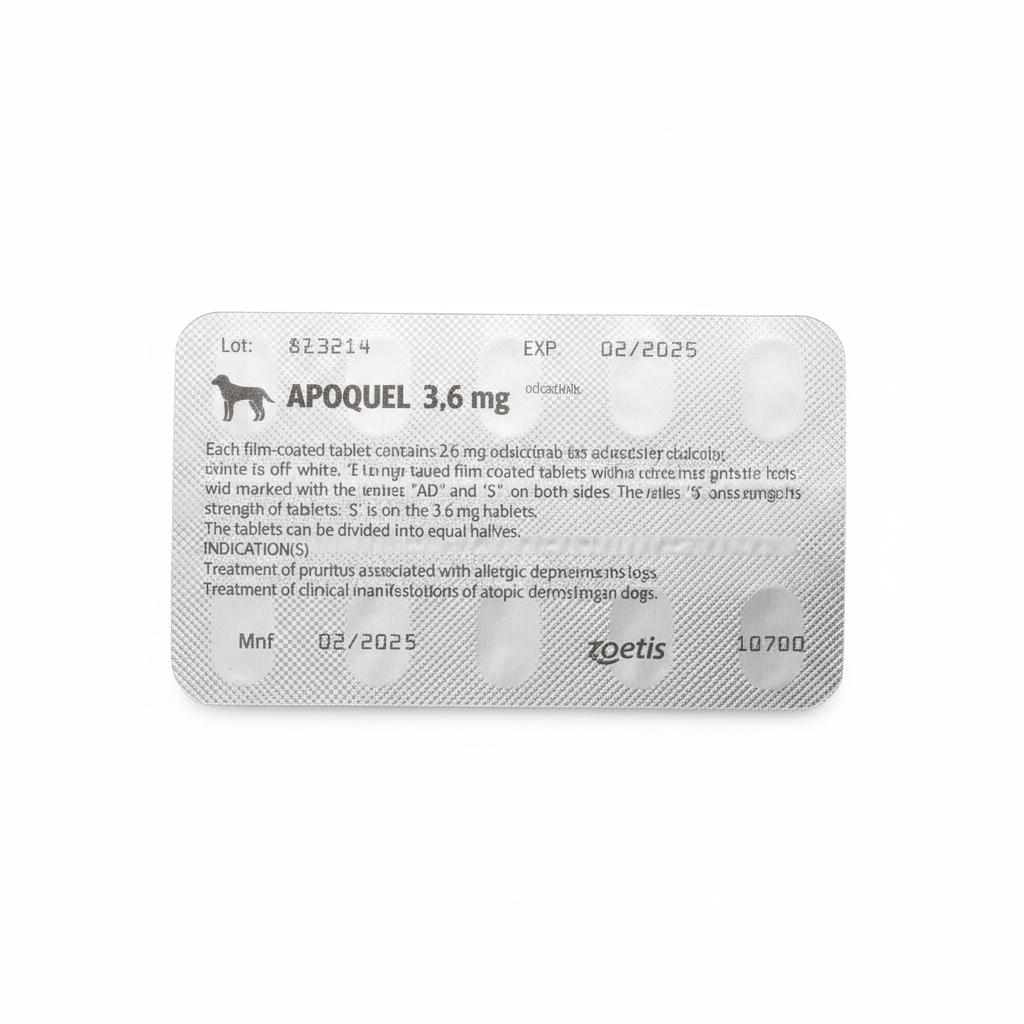 APOQUEL 3.6mg - White Background