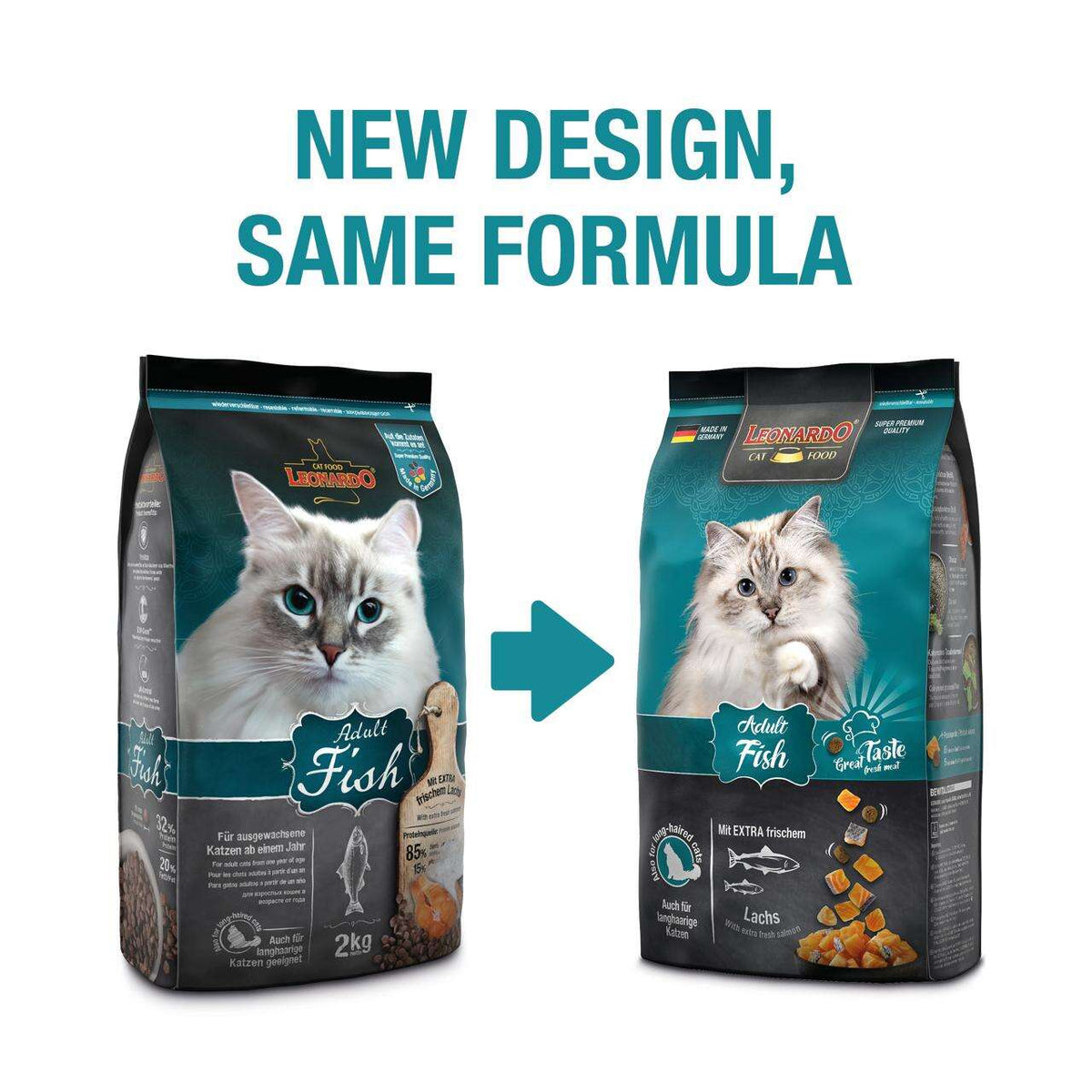 Leonardo Dry Food For Adult Cats With Fish 300 gr.
