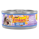 Friskies Shreds Turkey & Cheese Dinner In Gravy Wet Cat Food 156g