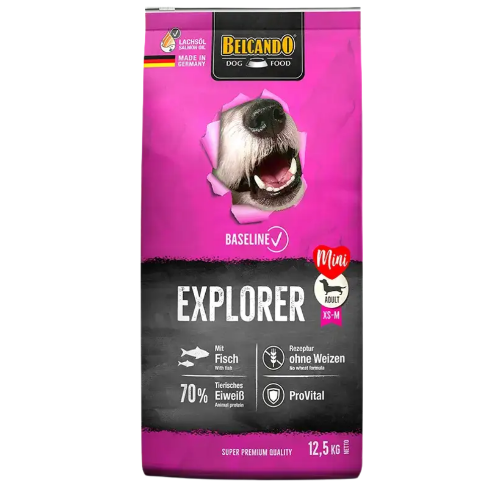 Belcando Baseline Explorer Dry Food with fish Breed Adult Dogs 12.5 kg.