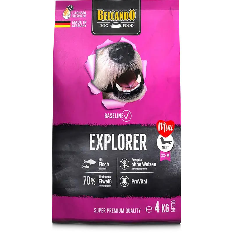 Belcando Baseline Explorer Dry Food with fishBreed Adult Dogs 4 kg.