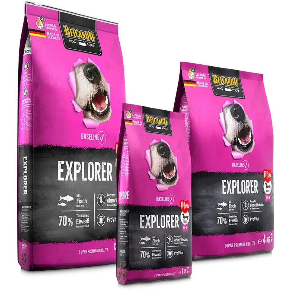 Belcando Baseline Explorer Dry Food with fish Breed Adult Dogs 12.5 kg.