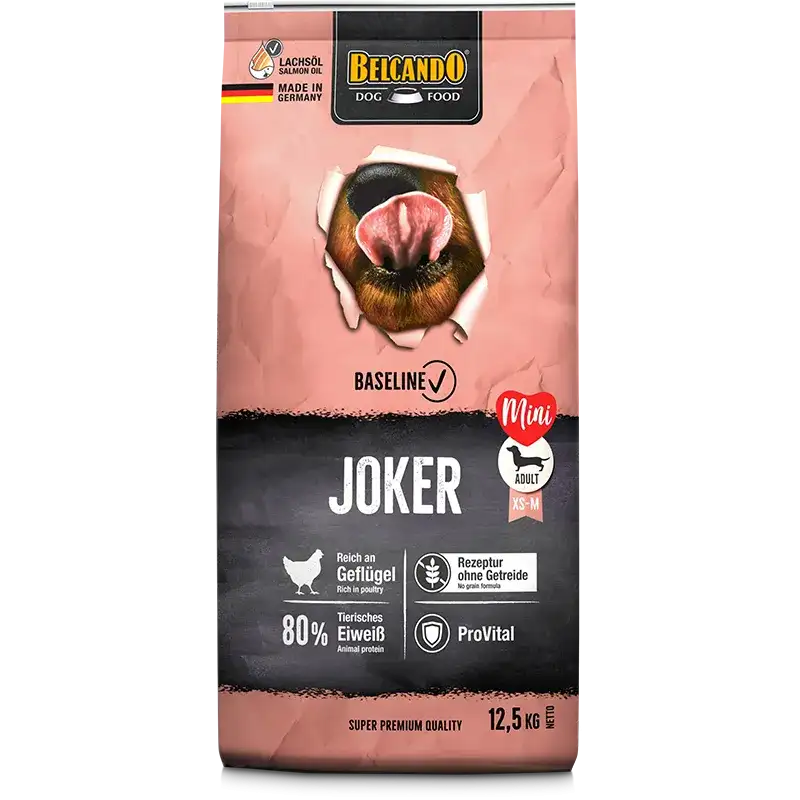 Belcando Baseline Joker Gf Dry Food for adult XS to M with Poultry 12.5 kg.