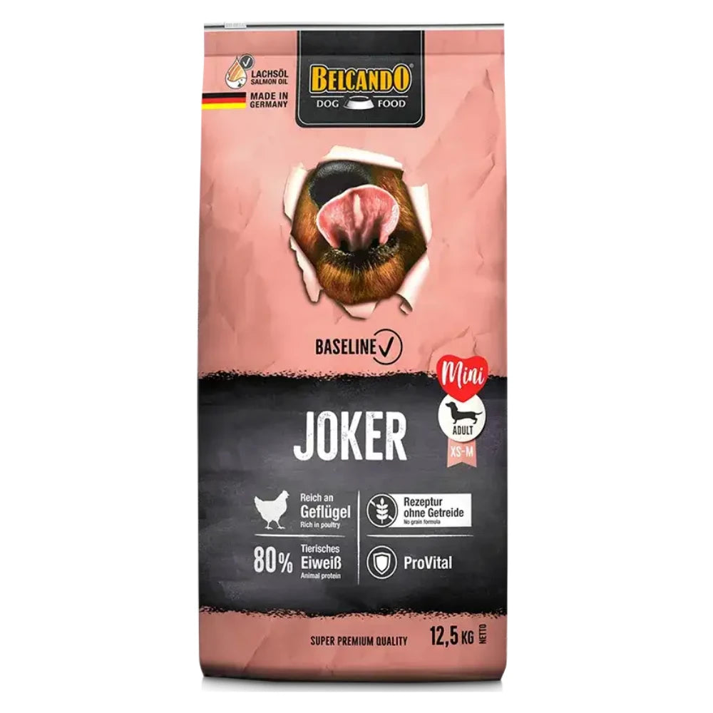 Belcando Baseline Joker Gf Dry Food for adult XS to M with Poultry 12.5 kg.