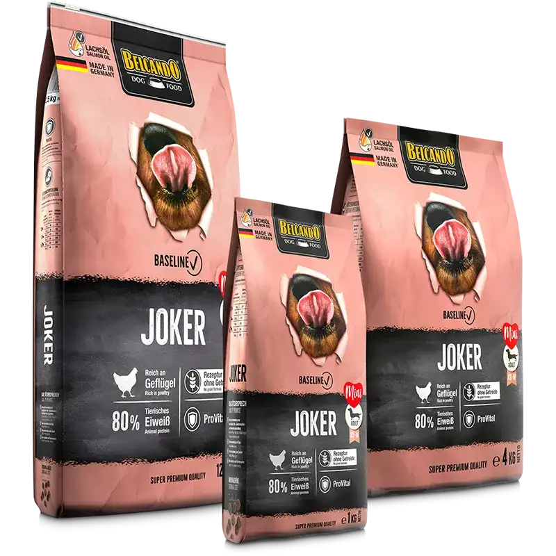 Belcando Baseline Joker Gf Dry Food for adult XS to M with Poultry 4 kg.