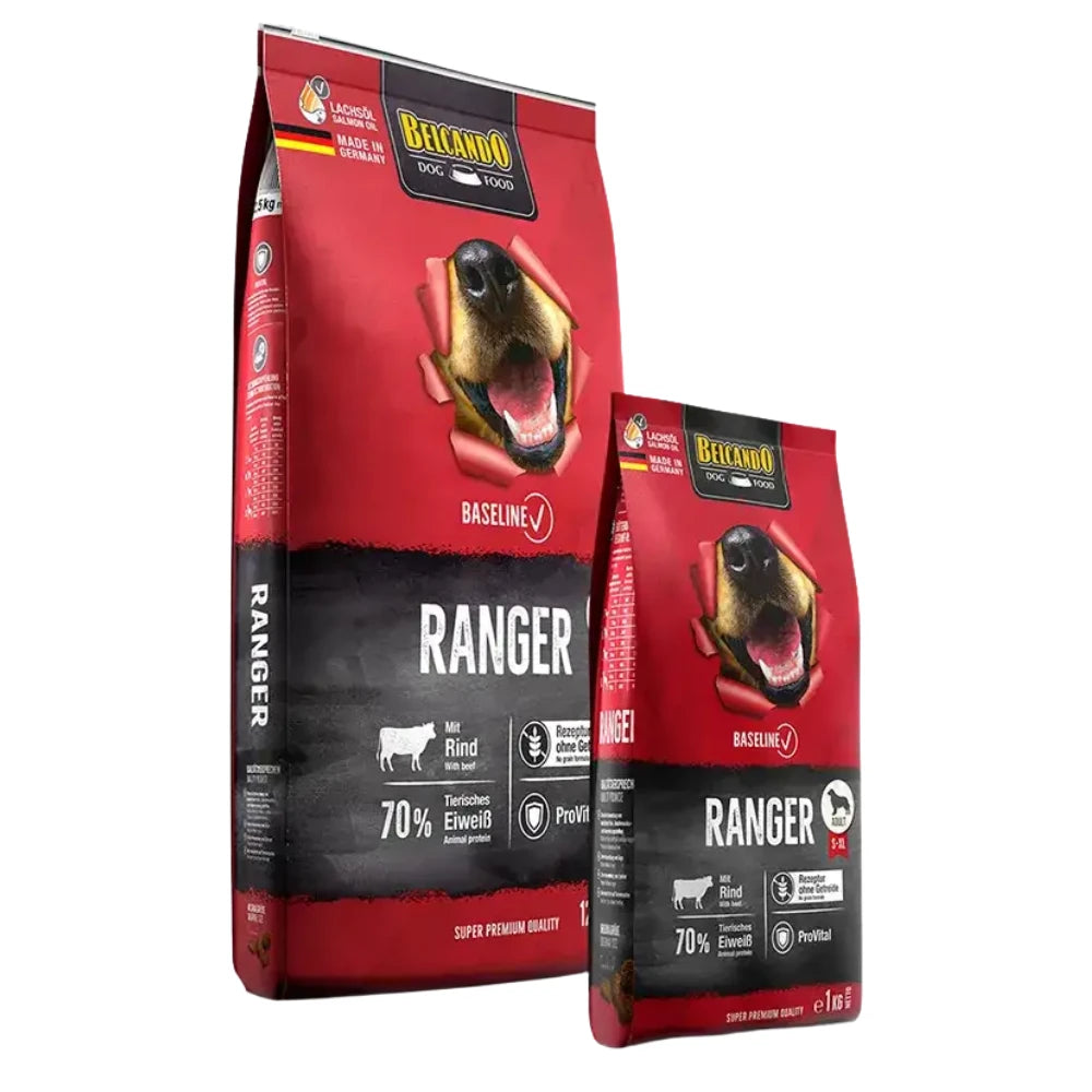 Belcando Baseline Ranger Gf Dry Food for adult S to XL with beef 12.5 kg.