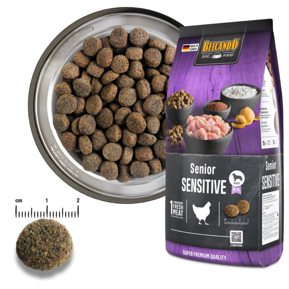 Belcando Dry Food with Meat for Medium to XL Breed Sensitive Senior Dogs Petfast.shop Belcando Dog Dry Food Food Senior petfast.shop Egypt PBE0050S-2 1 Kg 650.00