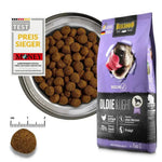 Belcando Baseline Oldie and Light Dry Food with poultry for S to XL Breed Adult Dogs 1 kg.