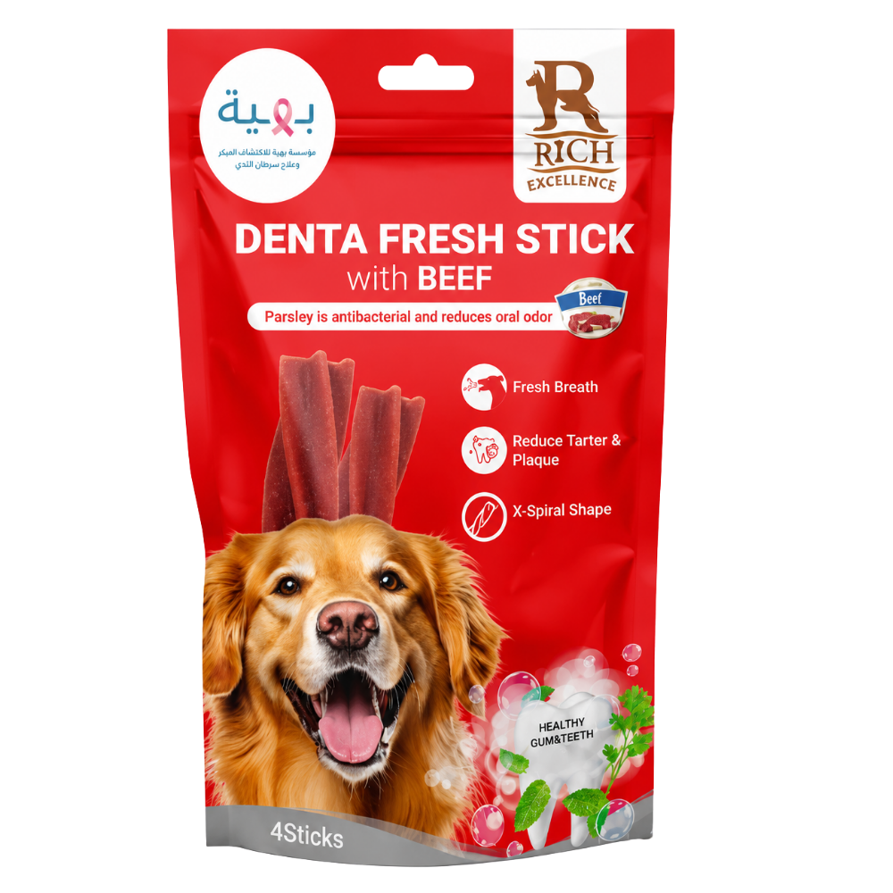 Rich Denta Fresh Sticks Beef 4 sticks