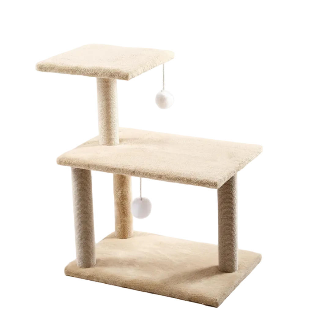 Beige Cat Tree B3 Lifestyle