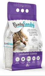 Benty Sandy Cat Litter 5L (LAVENDER SCENTED).