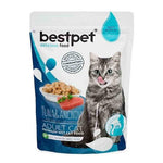 Best Pet Adult Cat Pouch Tuna & Anchovies 85g.