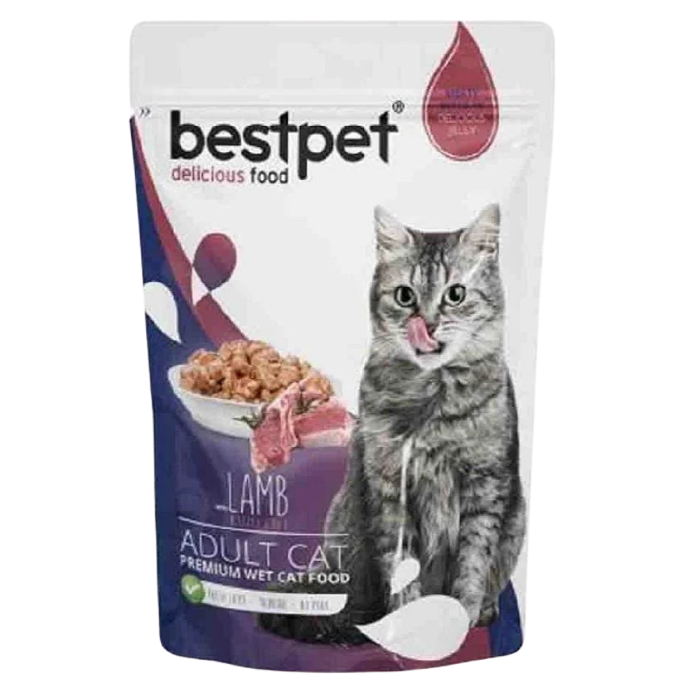 Best Pet Adult Cat Pouch Lamb 85g.